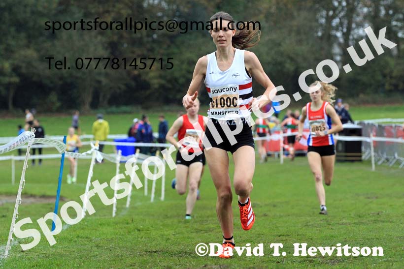 Senior Women, 2022 National Cross Country Relays, Berry Hill Park, Mansfield.  Photo: David T. Hewitson/Sports for All Pics